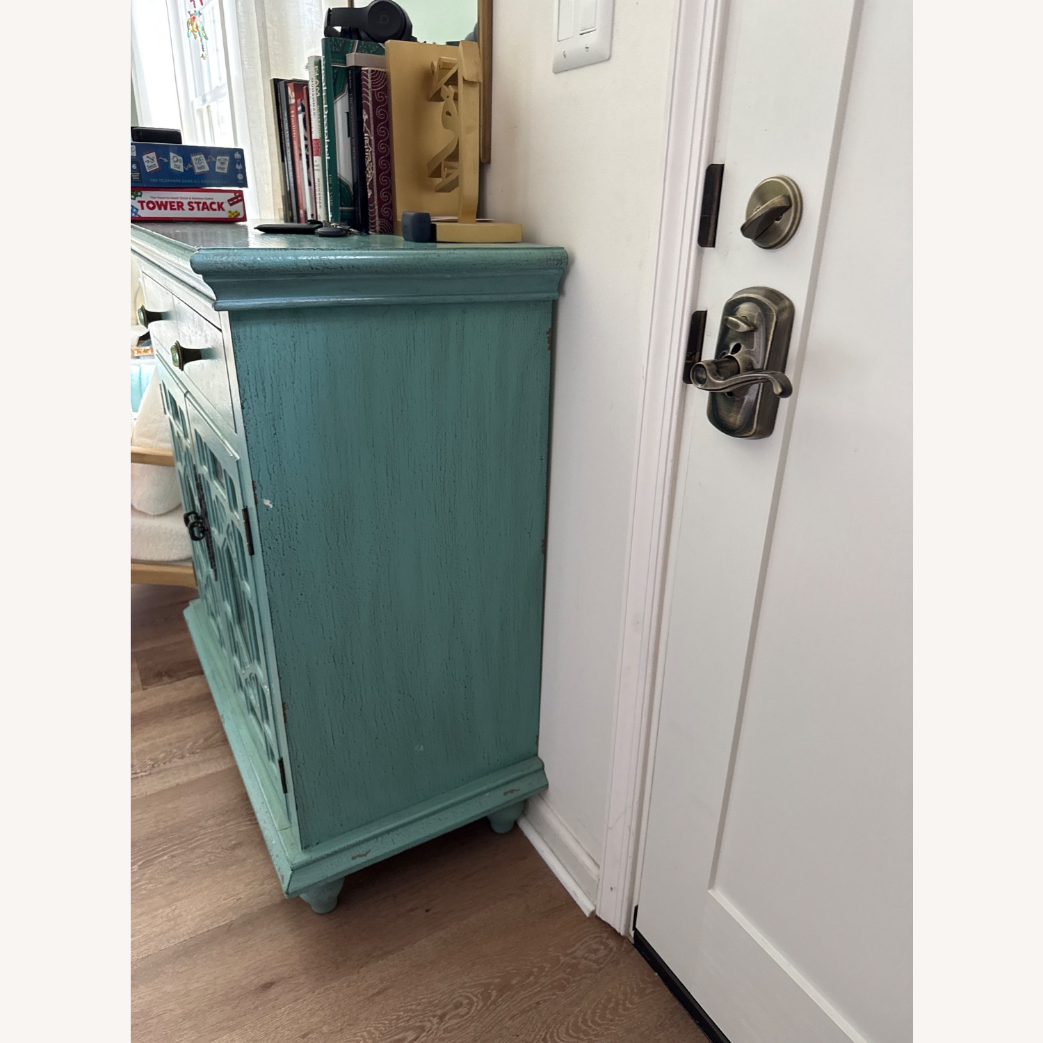 Hillsdale Furniture Blue Wood Sideboard - image-3
