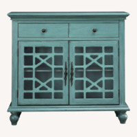 Hillsdale Furniture Blue Wood Sideboard
