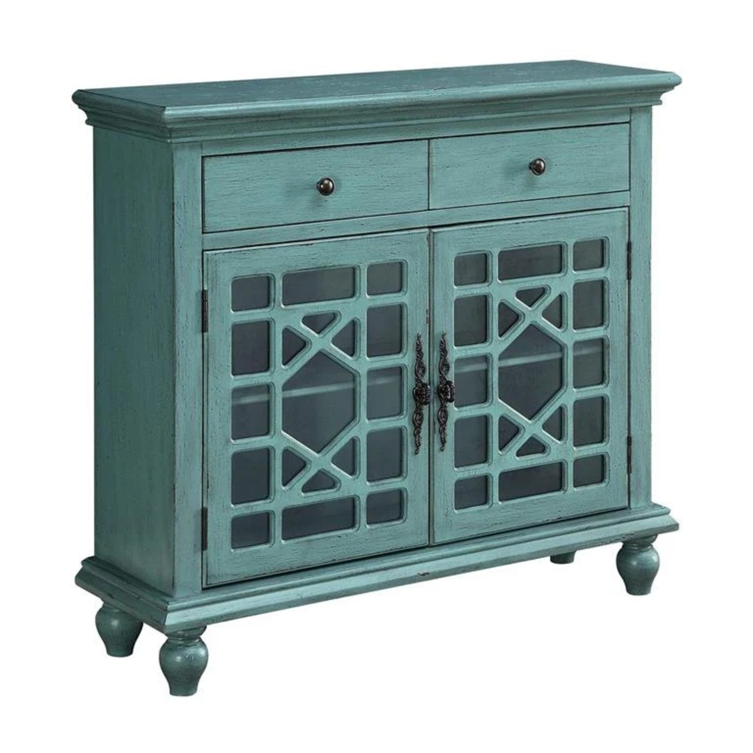 Hillsdale Furniture Blue Wood Sideboard - image-4