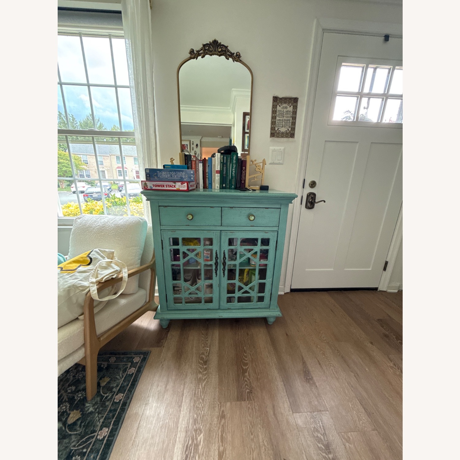 Hillsdale Furniture Blue Wood Sideboard - image-2