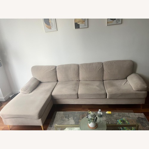Used Wayfair Sindy 2 - Piece Upholstered Sectional for sale on AptDeco
