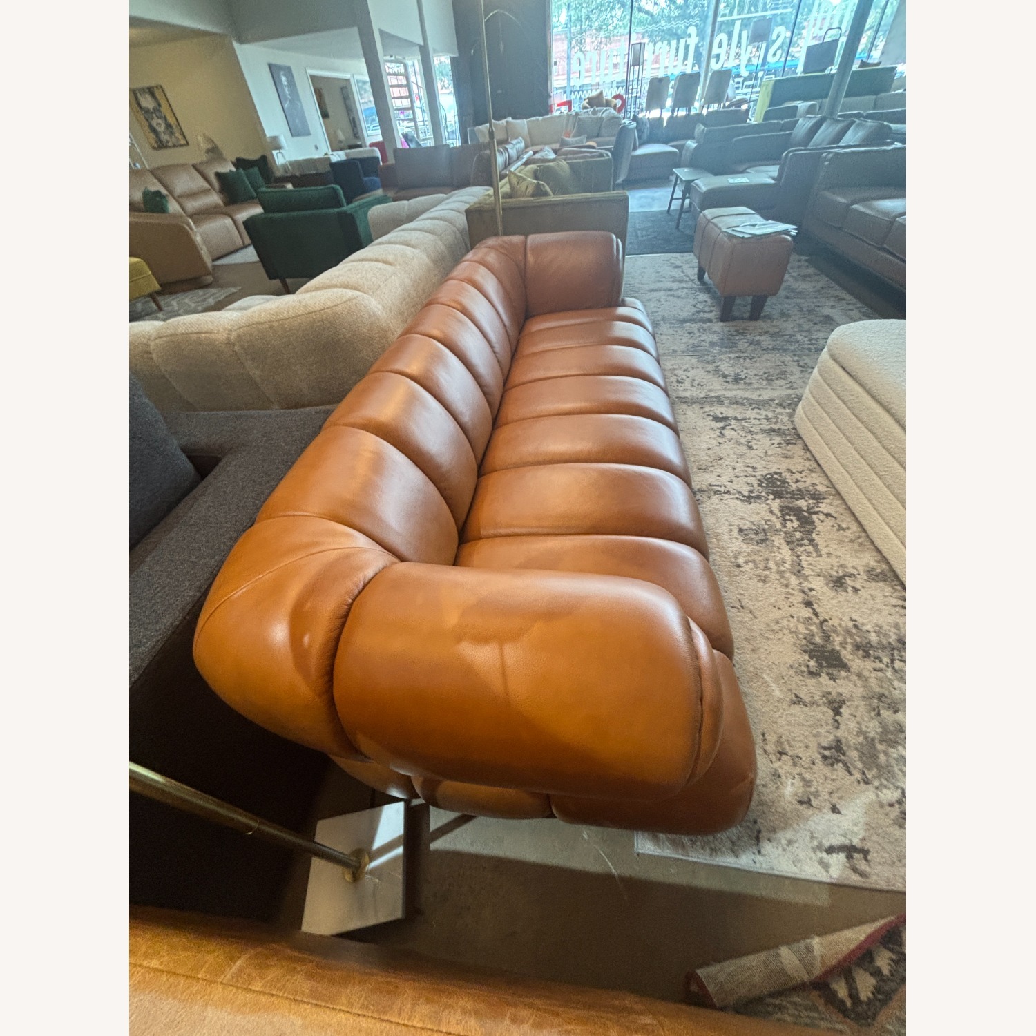 Rover 3 Seater Genuine Leather Sofa - image-3
