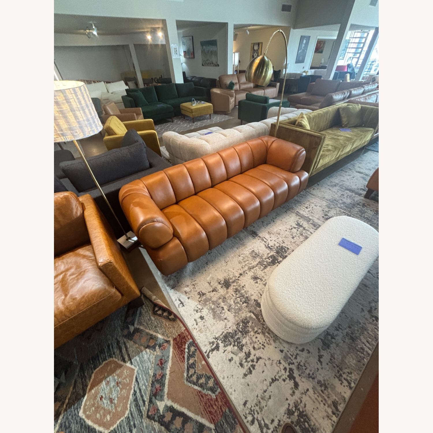 Rover 3 Seater Genuine Leather Sofa - image-2
