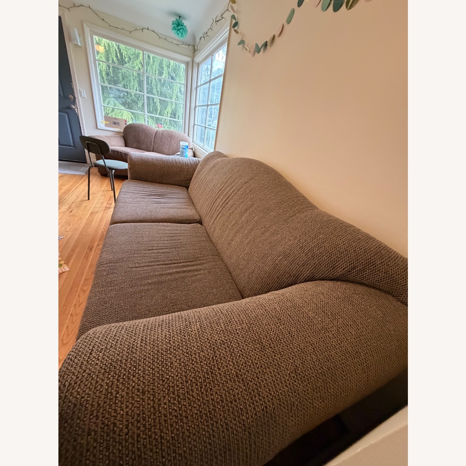 Natural Fabric 3+ Seater Sofa - image-2