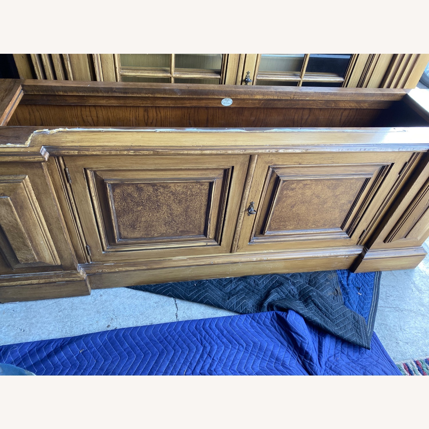 Baker Furniture Light Brown Wood Sideboard - image-6