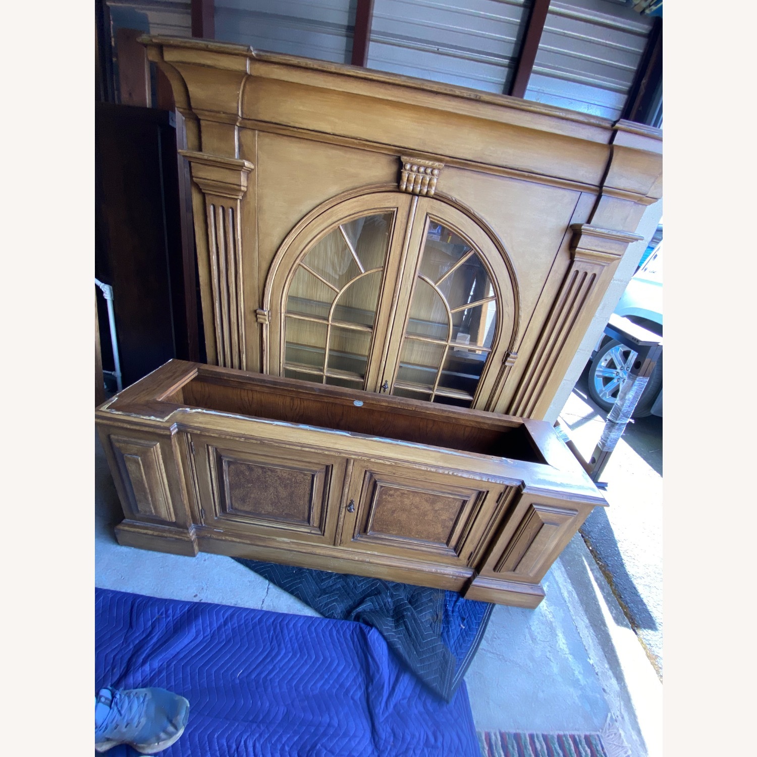 Baker Furniture Light Brown Wood Sideboard - image-4