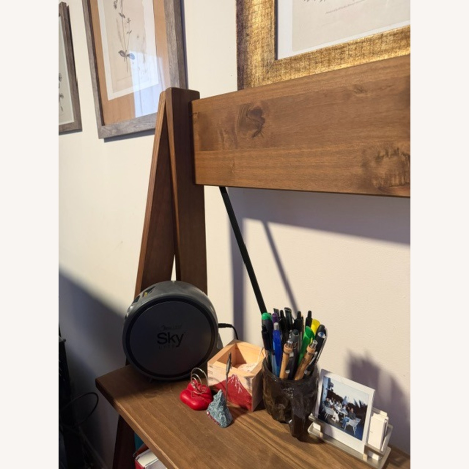Solid Wood Ladder Bookshelf - image-6