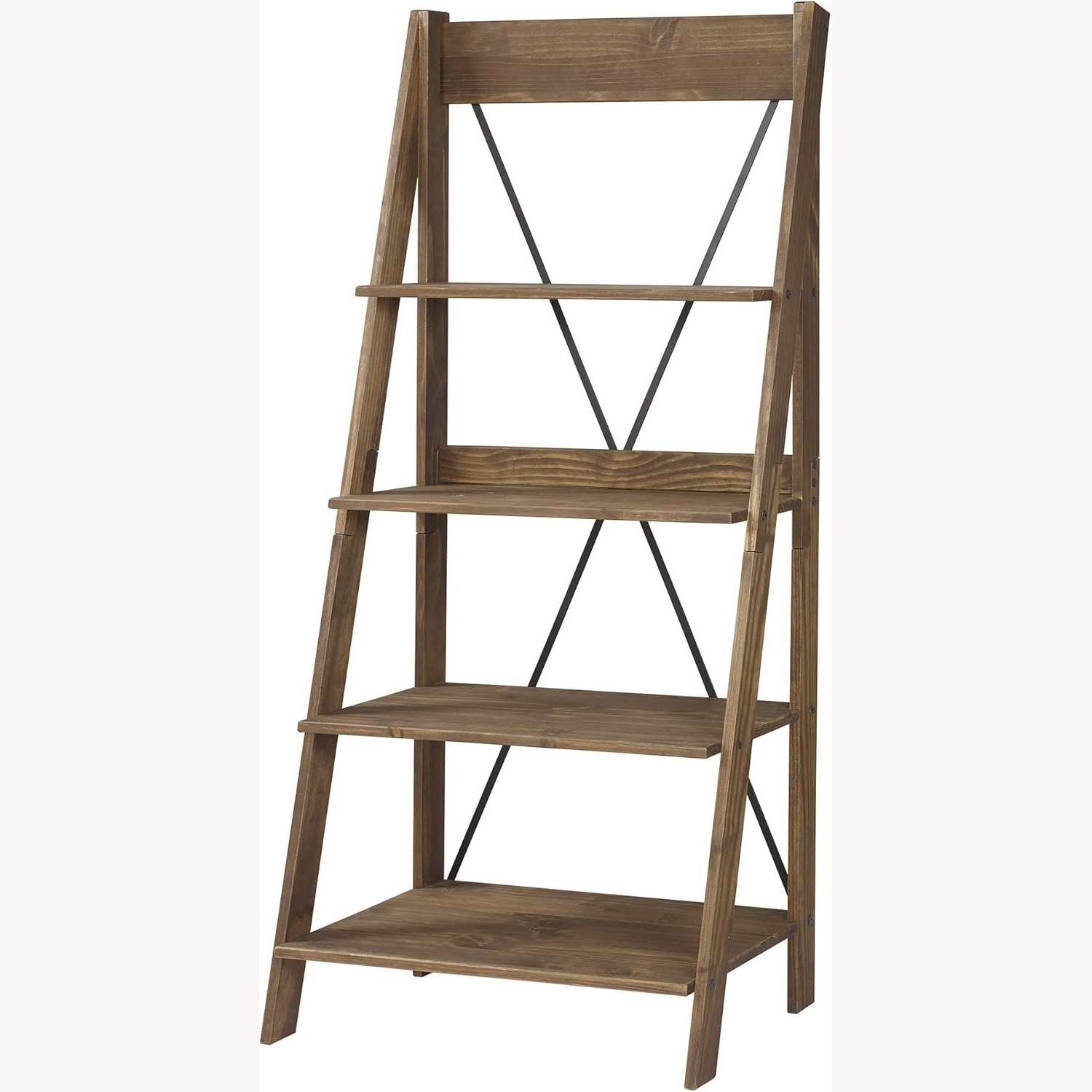 Solid Wood Ladder Bookshelf - image-8