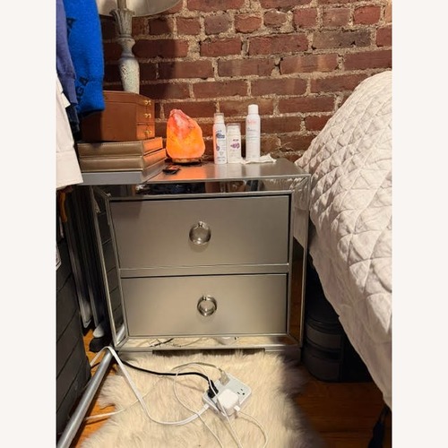 Used 2-Drawers Wooden Bedroom Nightstand for sale on AptDeco