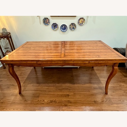 Used French Provencal Soild Pearwood Dining Table for sale on AptDeco