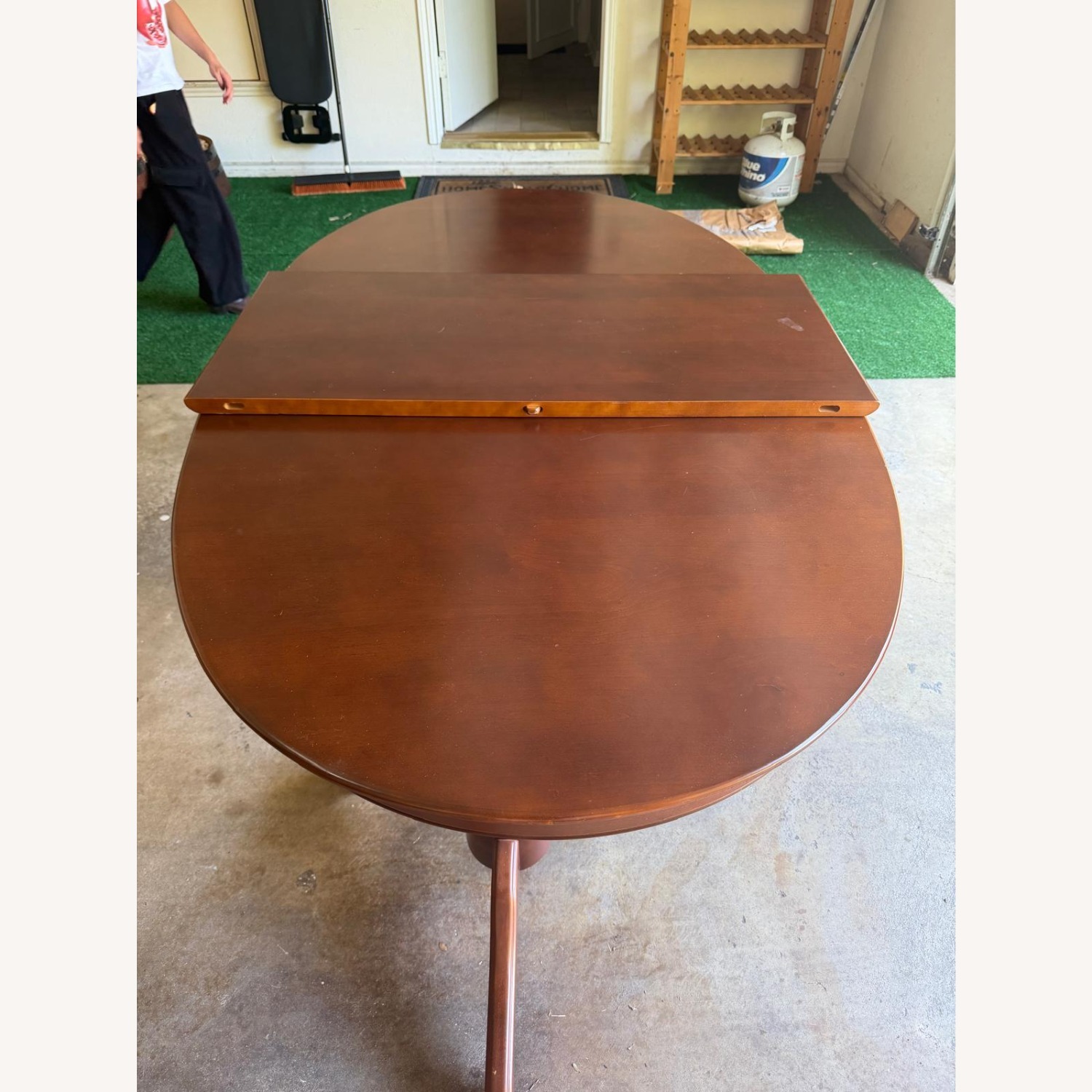 Vintage/Antique Finds Dark Brown Wood Dining Set - image-3