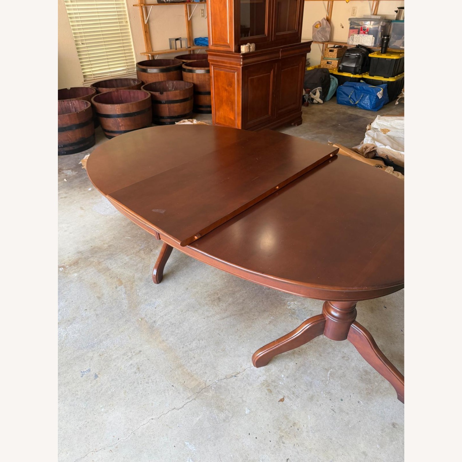 Vintage/Antique Finds Dark Brown Wood Dining Set - image-5