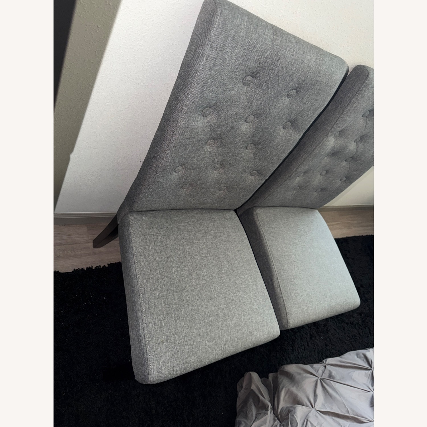 Ashley Furniture Light Gray Fabric Accent Chairs - image-5