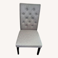 Ashley Furniture Light Gray Fabric Accent Chairs