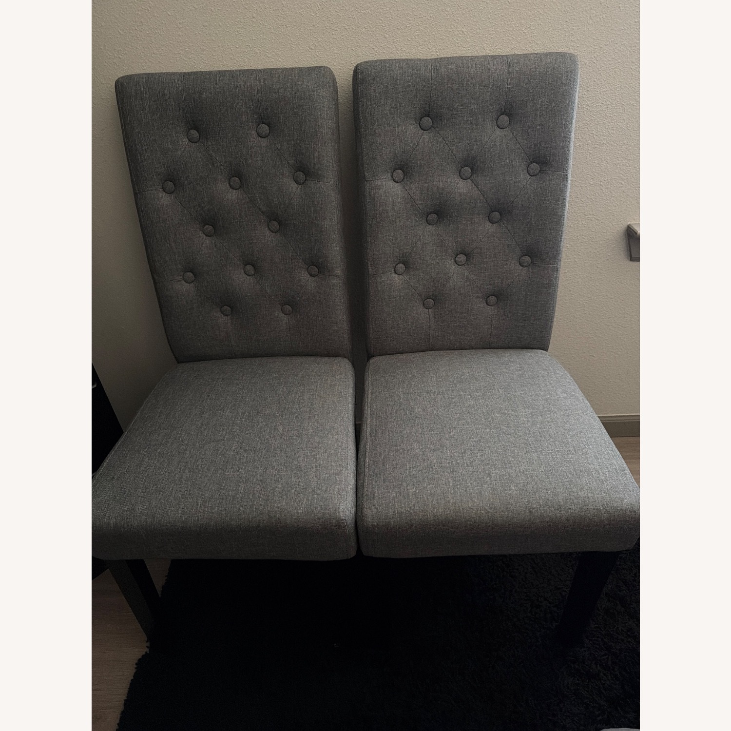 Ashley Furniture Light Gray Fabric Accent Chairs - image-1