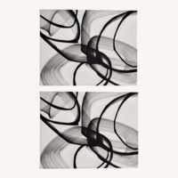 At Home Black Wall Art