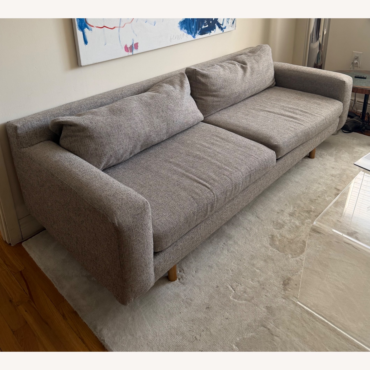 West Elm Light Gray Eddy Sofa - image-2