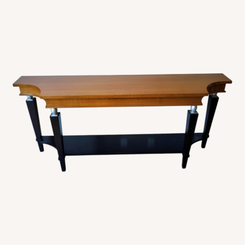 Used Contemporary Solid Wood Console With Tapered Legs for sale on AptDeco