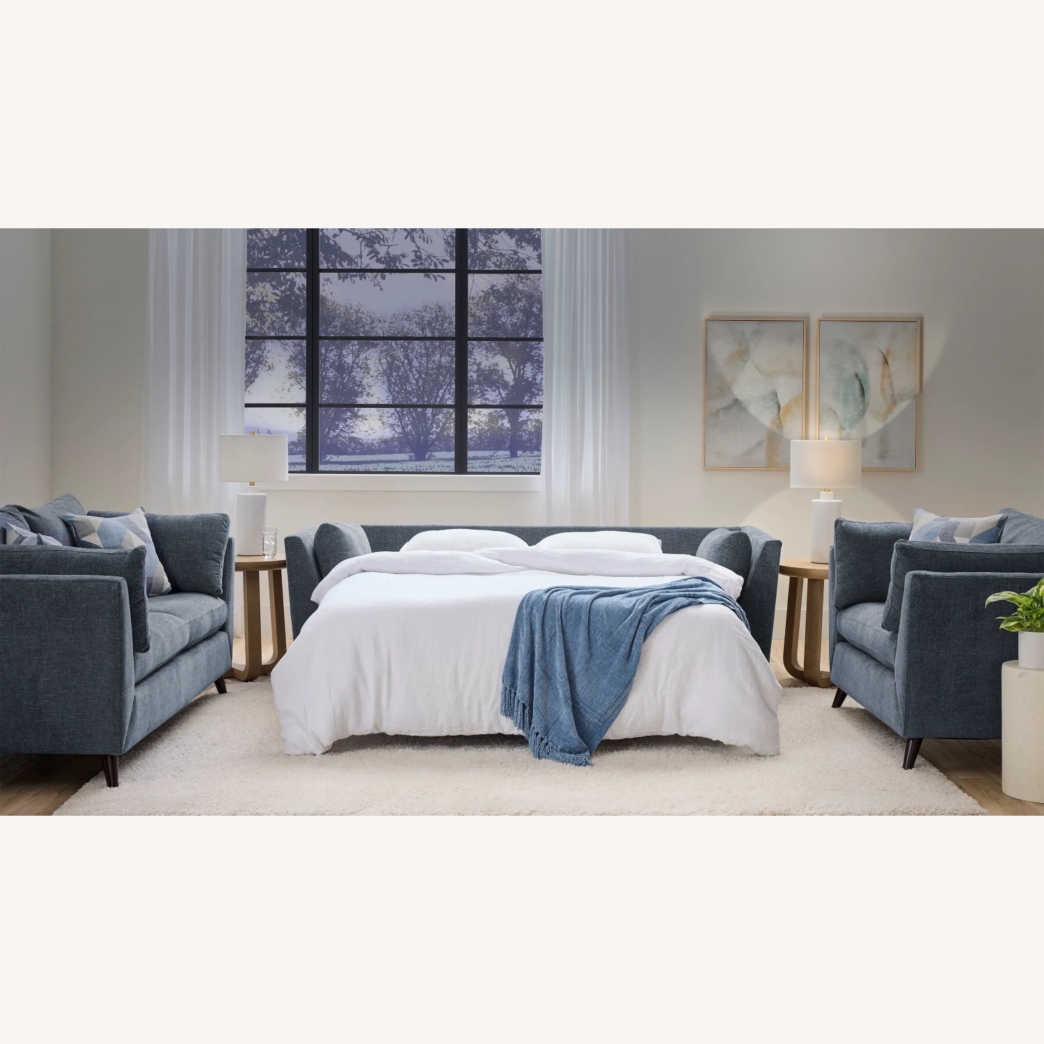 Caruso Queen Memory Foam Sleeper - image-3