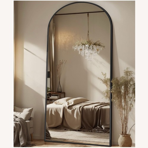 Used Dark Brown Floor Mirror for sale on AptDeco