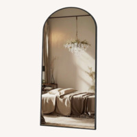 Dark Brown Floor Mirror