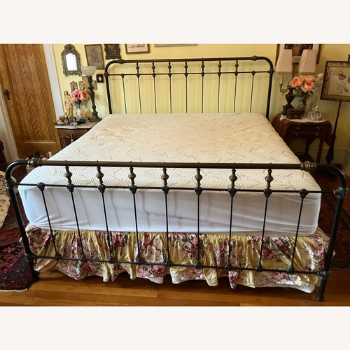 Used Charles P. Rogers Metal California King Bed for sale on AptDeco