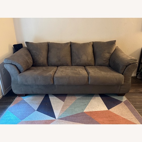 Used Ashley Furniture Darcy Light Gray 3+ Seater Sofa for sale on AptDeco
