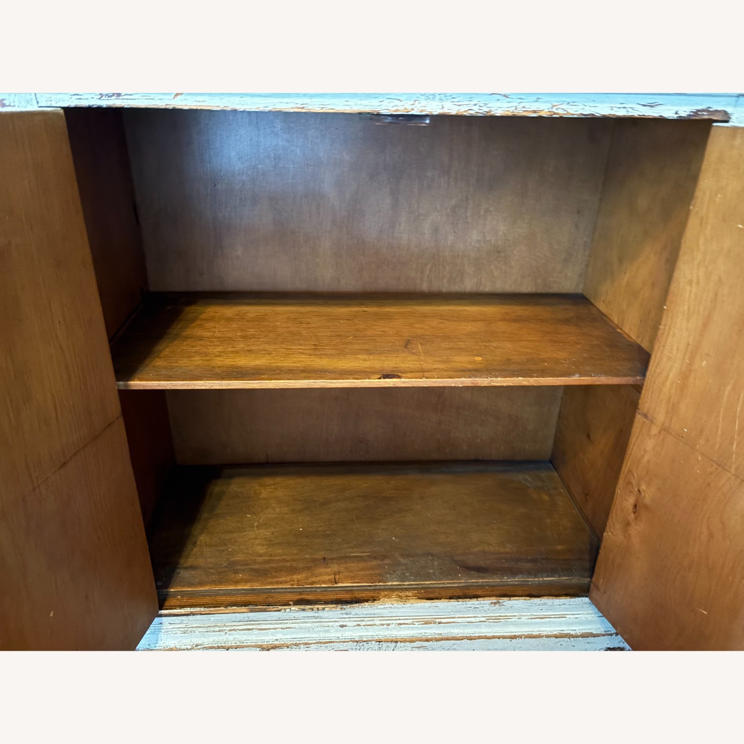 Vintage/Antique Finds White Wood Bookcase - image-4
