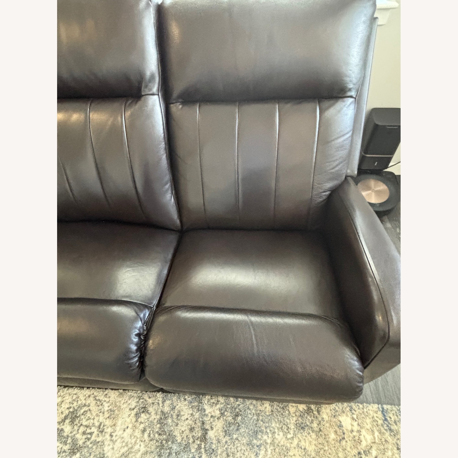 La-Z-Boy Dark Brown Leather 3+ Seater Sofa - image-11
