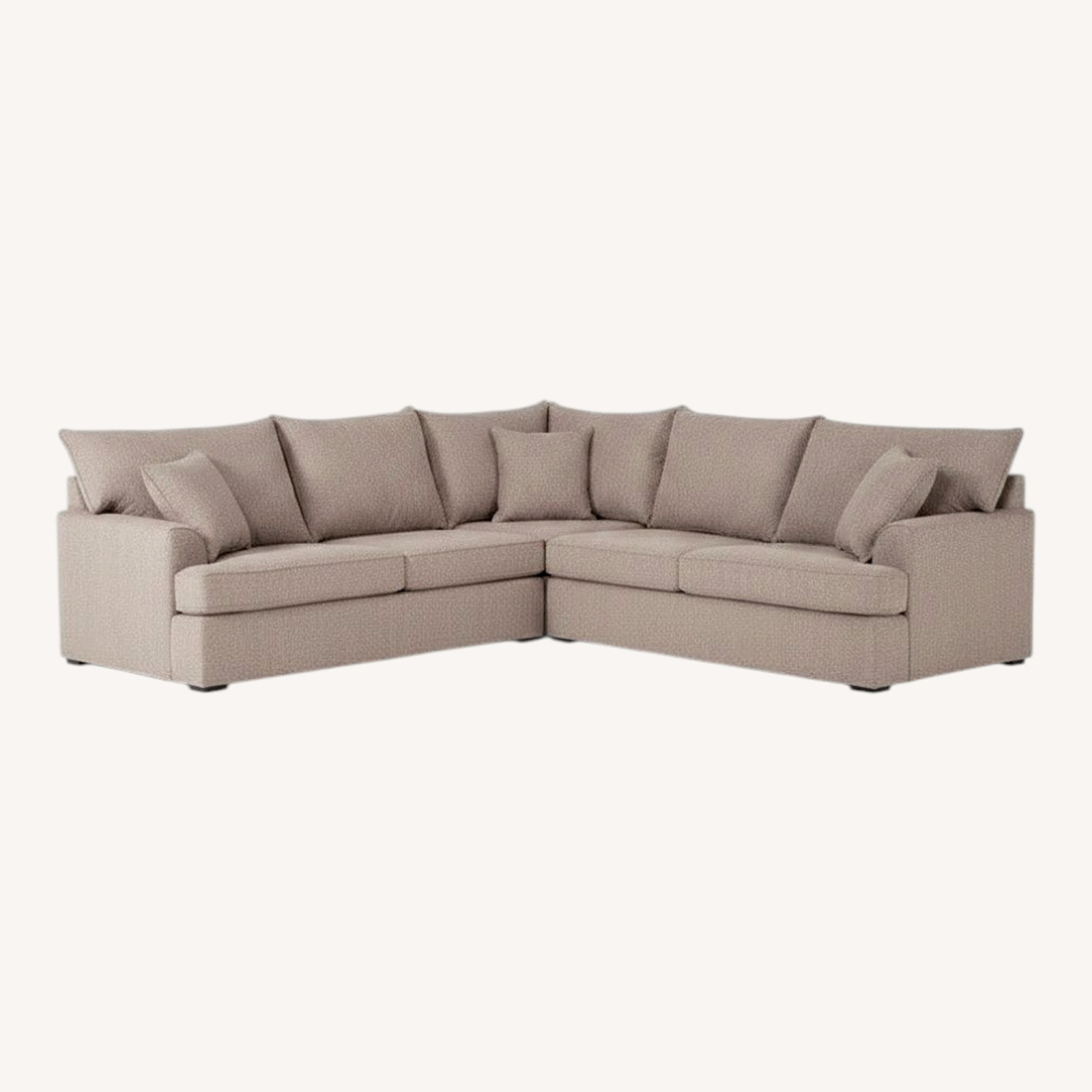 Living Spaces Belinha 3+ Sectional + Ottoman - image-0