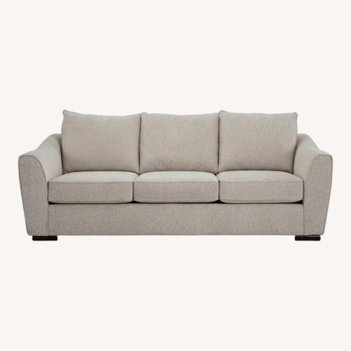 Used Raymour & Flanigan Vibrant Vision Oatmeal Couch  for sale on AptDeco