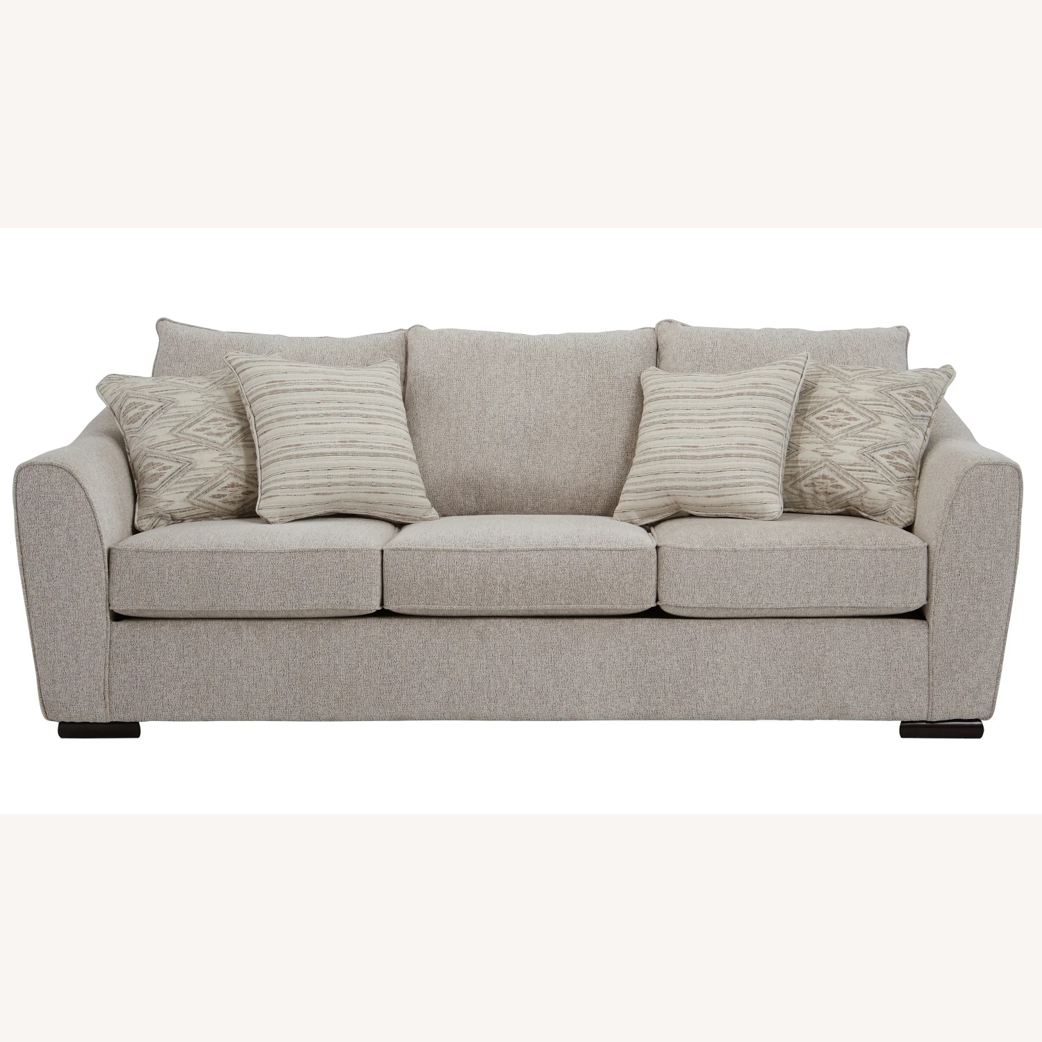 Raymour & Flanigan Vibrant Vision Oatmeal Couch  - image-6