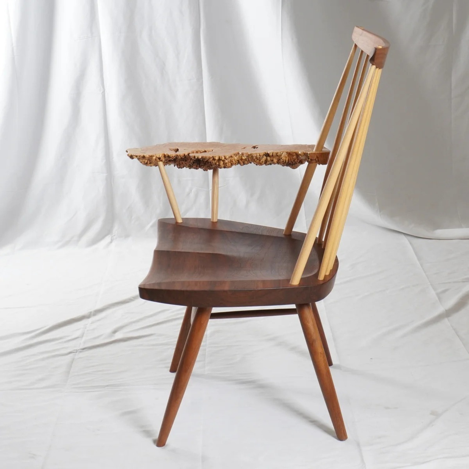 Rare George & Mira Nakashima Arm Chair - image-3