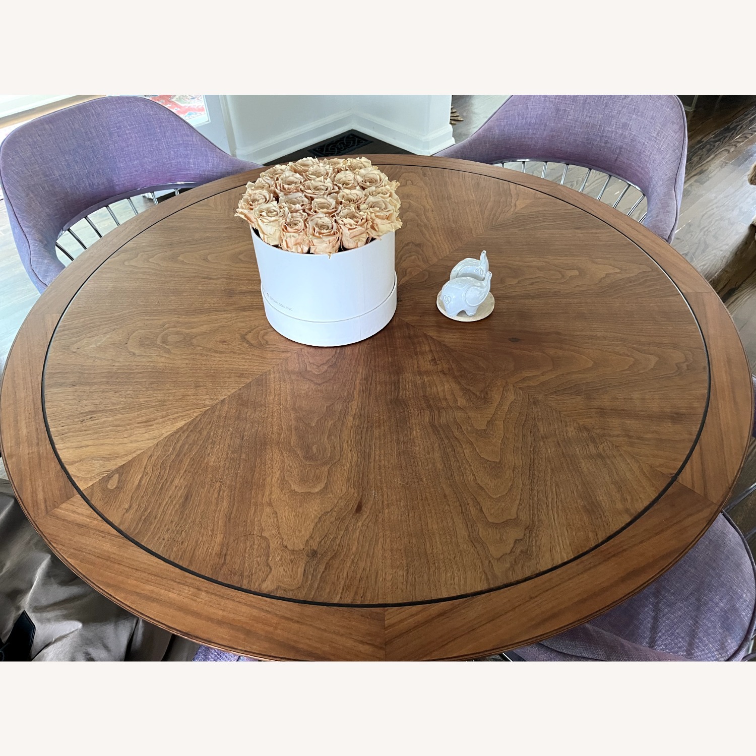 Mid Century Chairs and Dining Table Set - image-6
