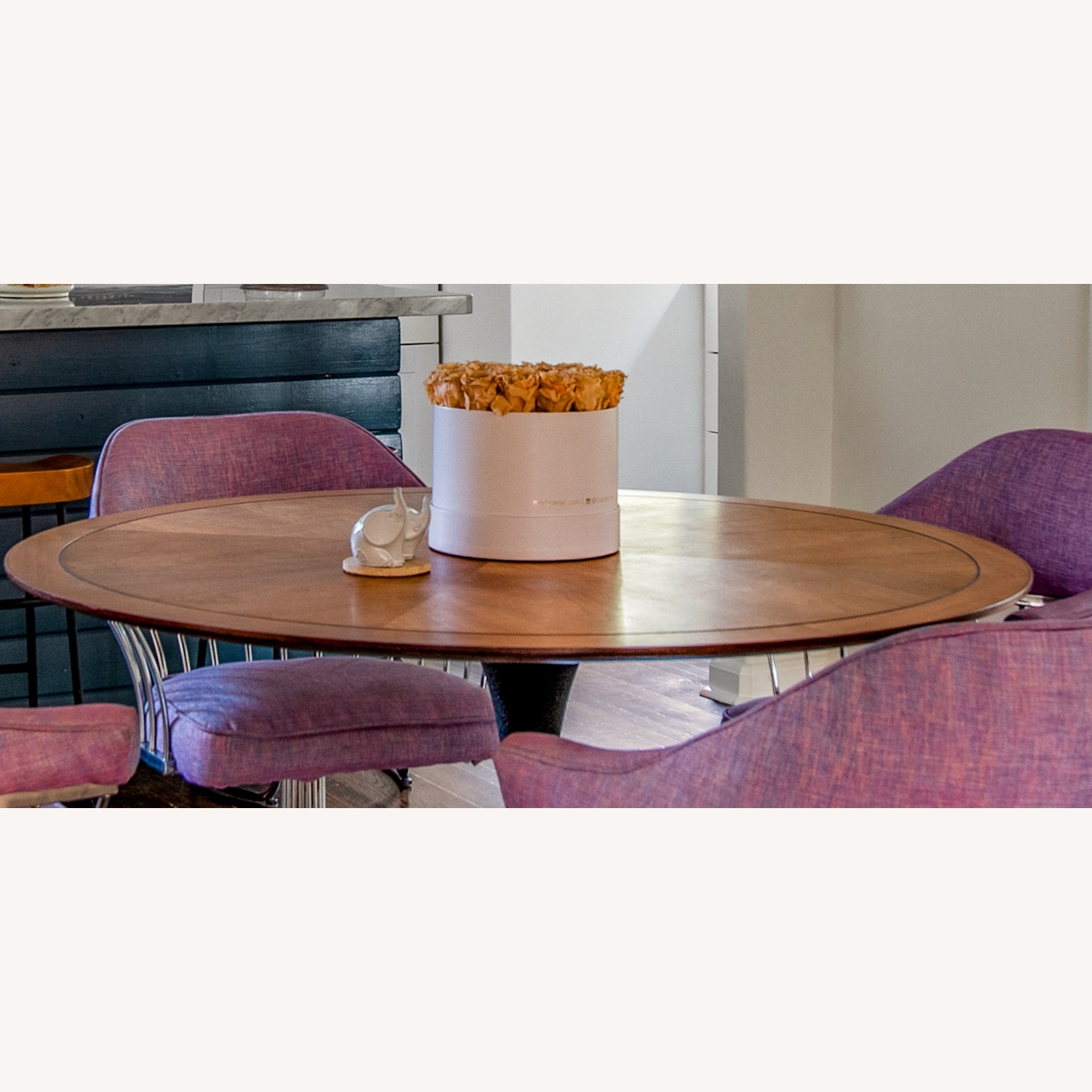 Mid Century Chairs and Dining Table Set - image-3