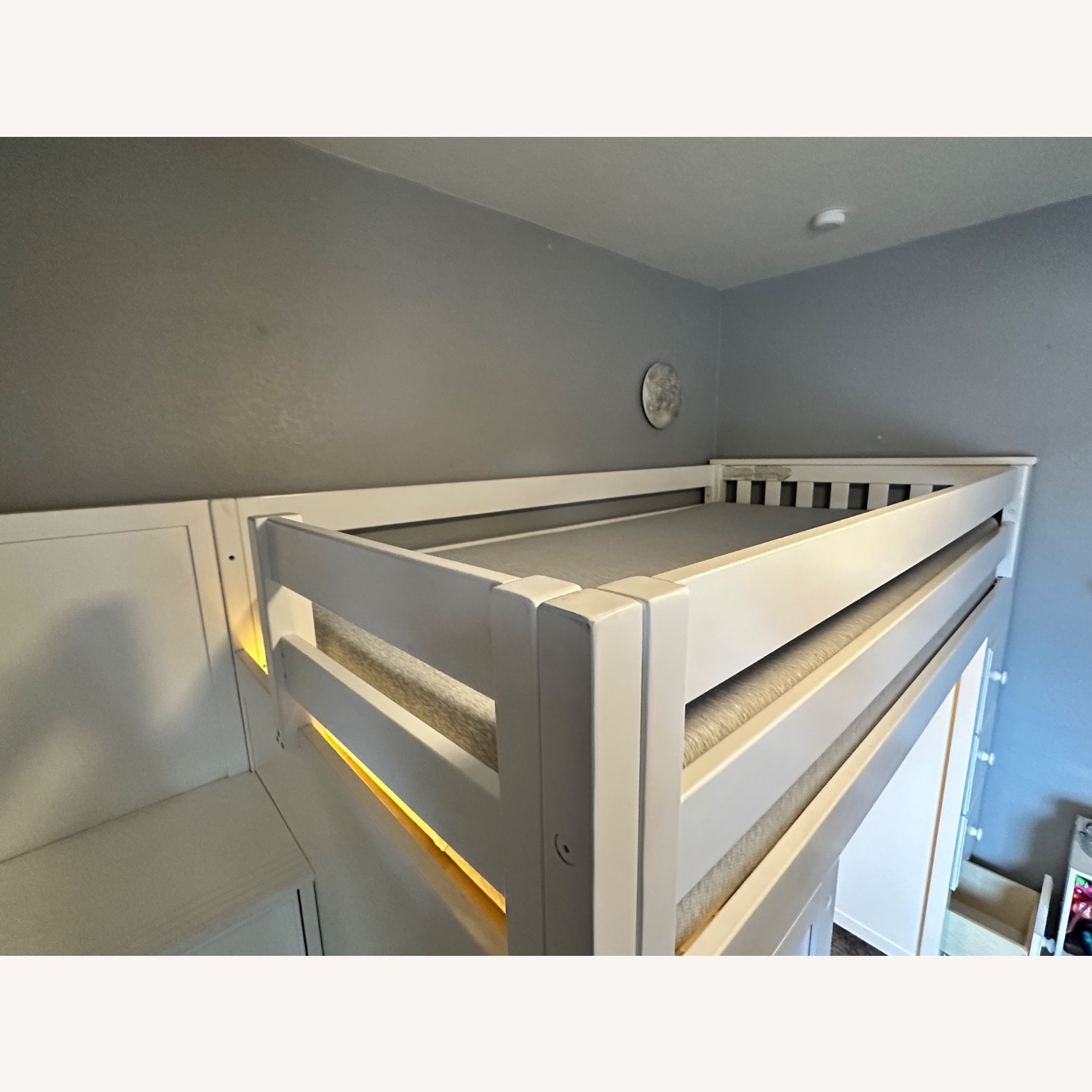 Twin 8 Drawer Solid Wood Loft Bed W Bookcase - image-7