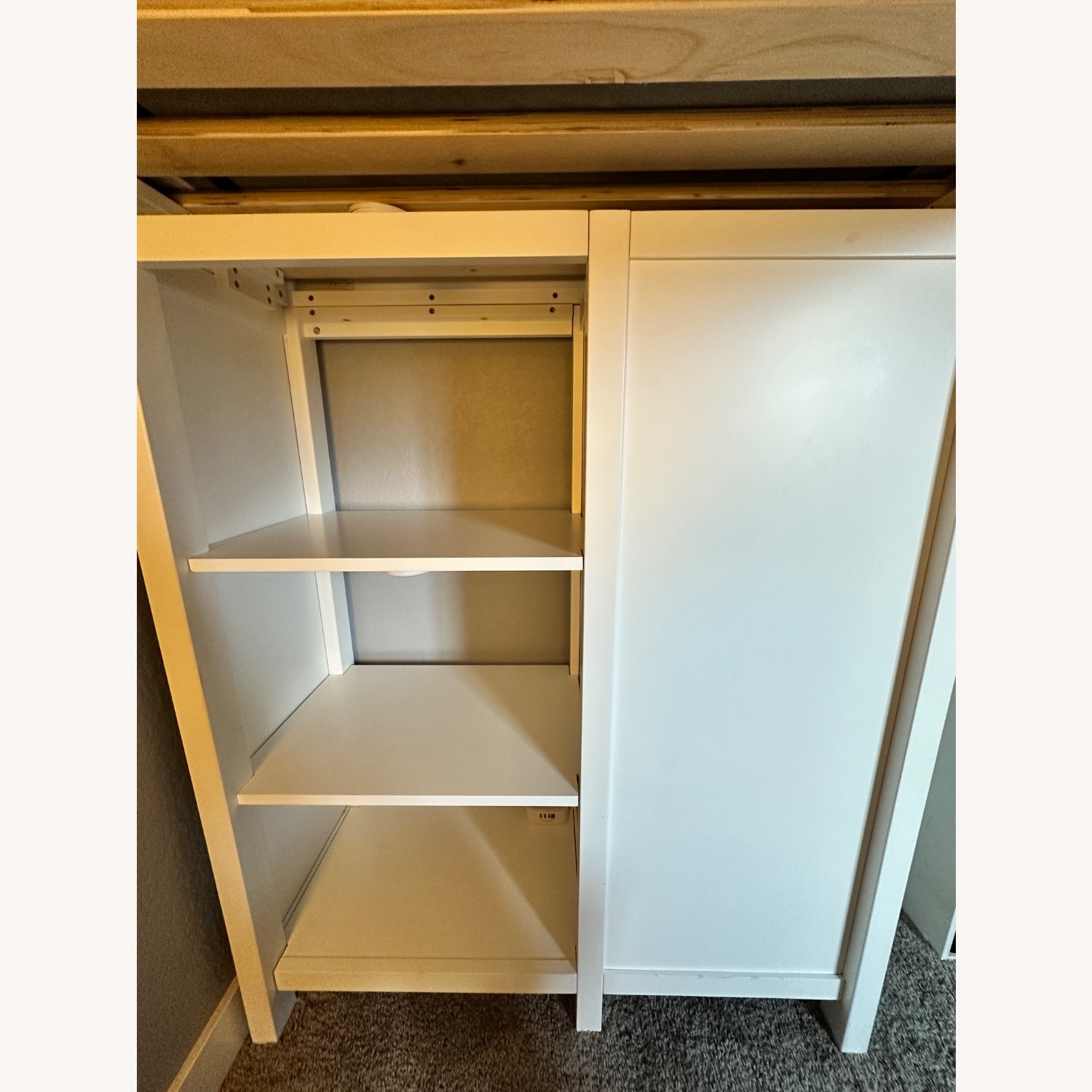 Twin 8 Drawer Solid Wood Loft Bed W Bookcase - image-8