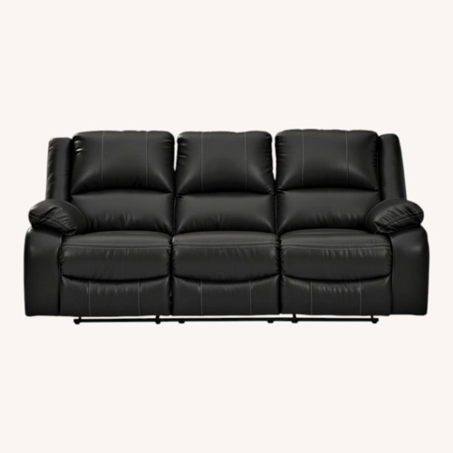 Used Ashley Furniture Black Reclining Couch for sale on AptDeco