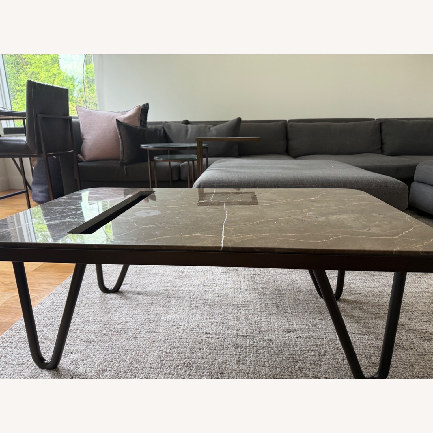 Custom Luxury Marble Coffee Table - image-6