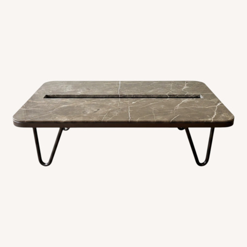Used Custom Luxury Marble Coffee Table for sale on AptDeco