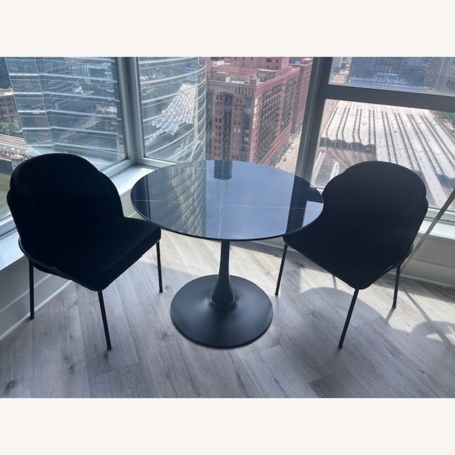 Rove Concepts Black Velvet Dining Chairs - image-2