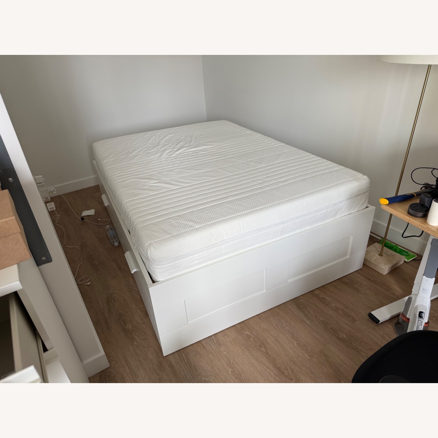 IKEA Brimnes White Full Bed - image-2