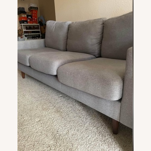 Used Busaurus Grey 3 Seater Couch for sale on AptDeco