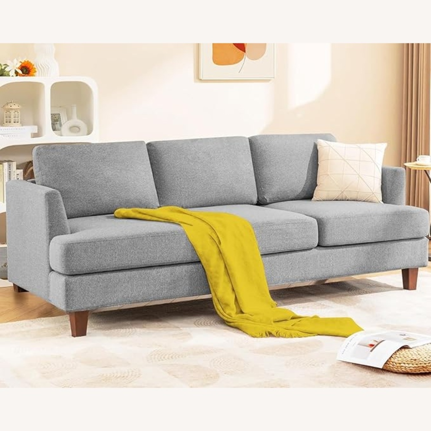 Busaurus Grey 3 Seater Couch - image-4