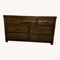 Dark Brown 7 Drawer Dresser