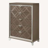 ACME Dark Brown Wood Dresser