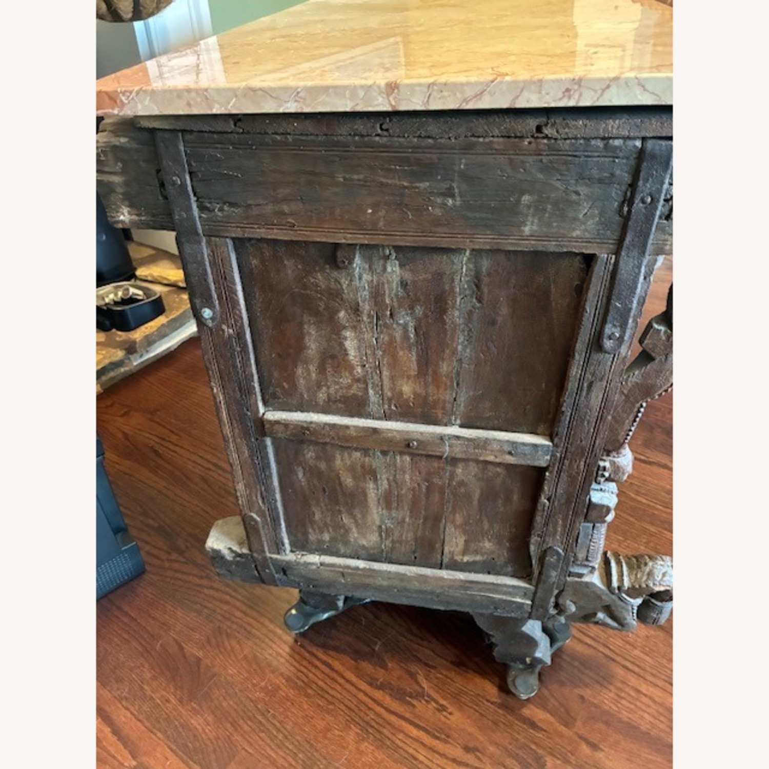Vintage/Antique Finds Dark Brown Wood Sideboard - image-4