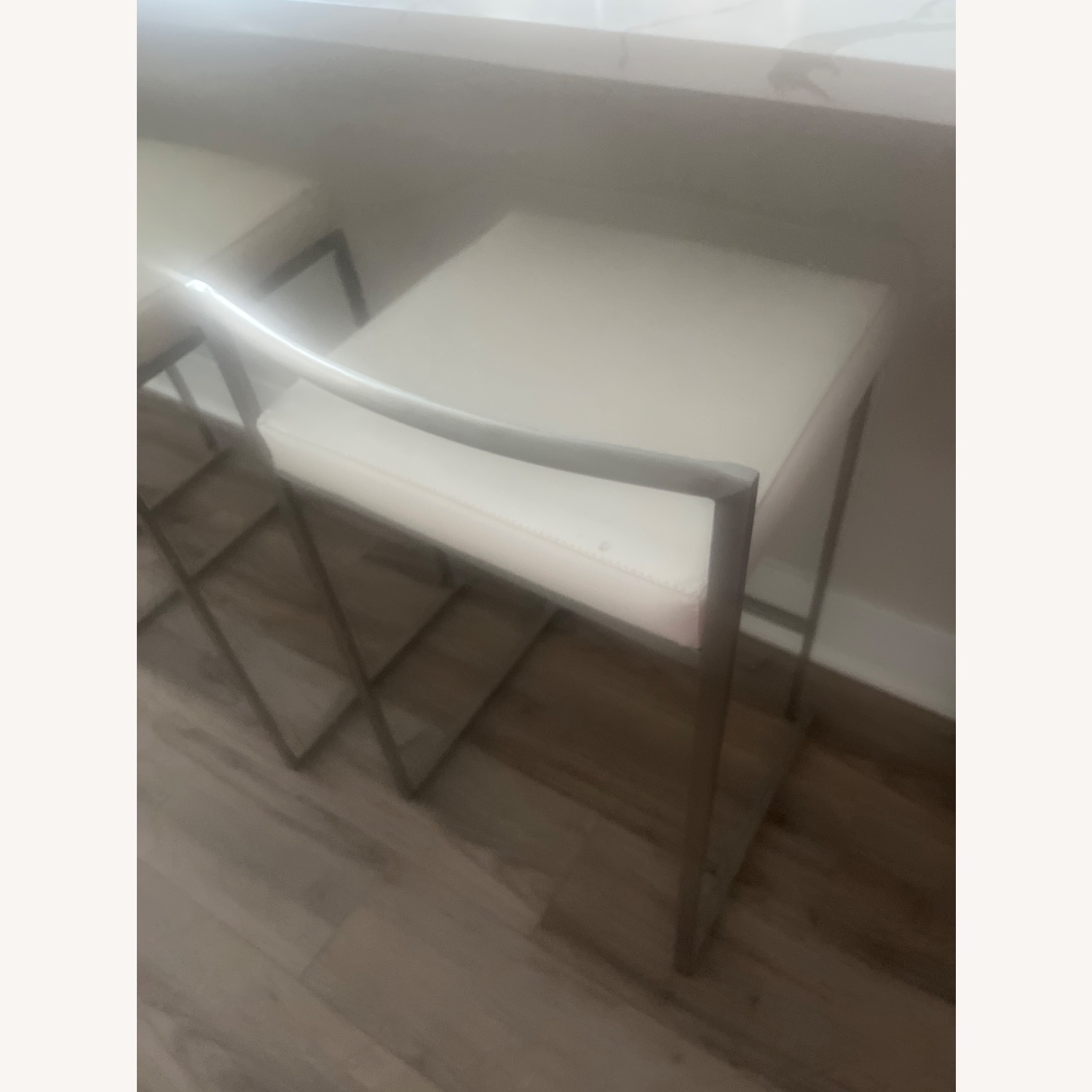 White Metal Stools - image-2