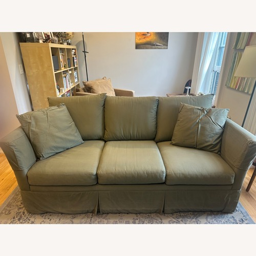 Used Jensen-Lewis Green Fabric Sleeper Sofa for sale on AptDeco