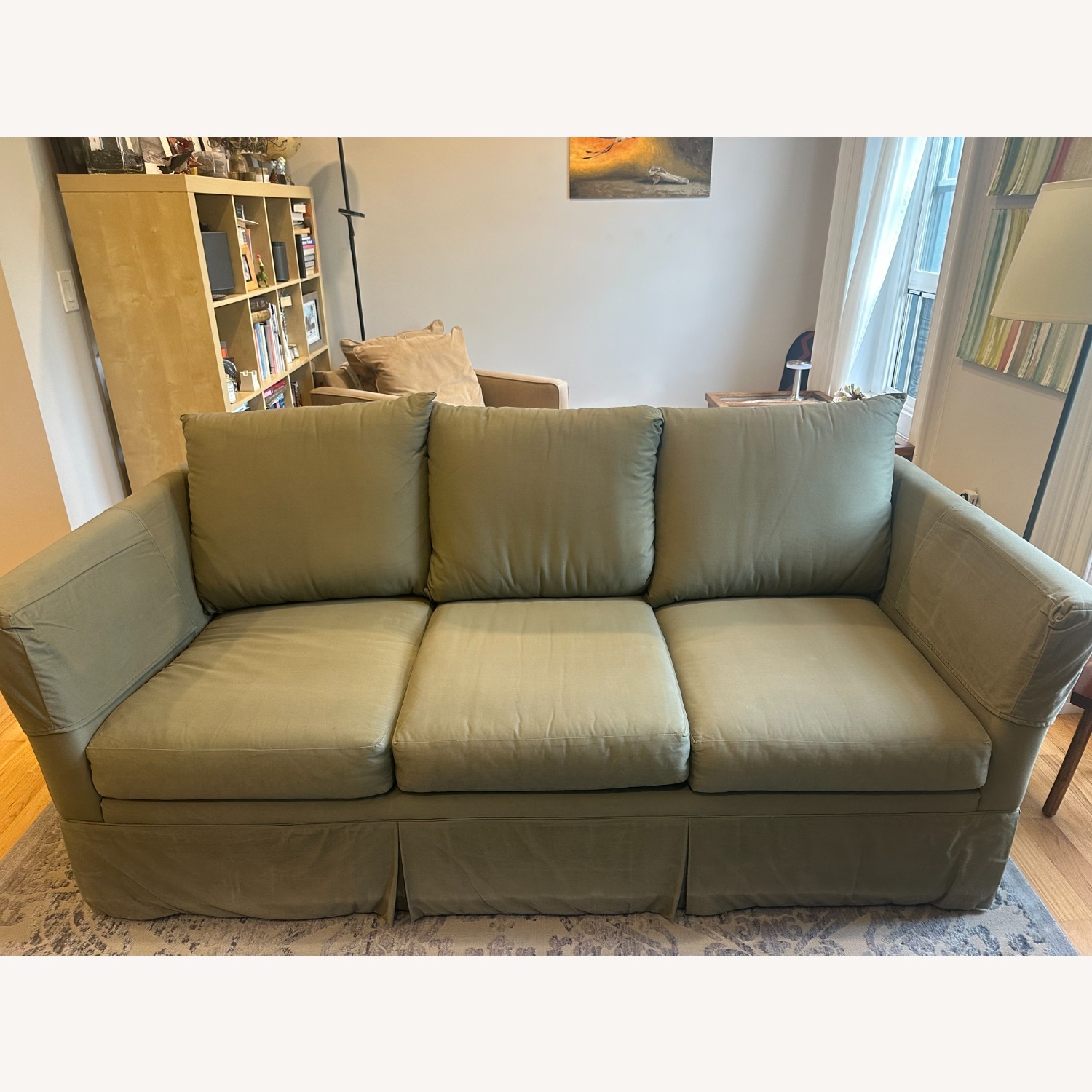 Jensen-Lewis Green Fabric Sleeper Sofa - image-12
